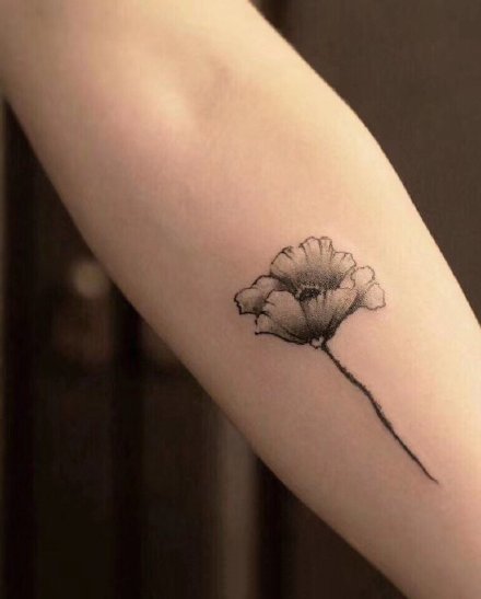 一组有特色的水墨画纹身图案