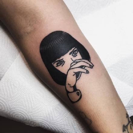 一组欧美特色的手臂纹身图案