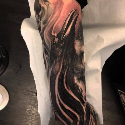 一组欧美写实黑灰纹身图案欣赏