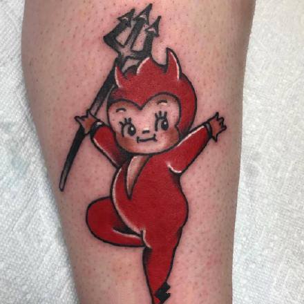 一组欧美oldschool炫彩纹身图案