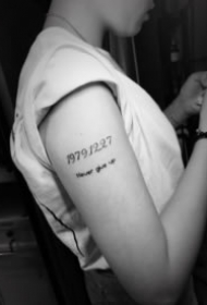 镇江纹身  江苏镇江万渡刺青近期小字母纹身作品