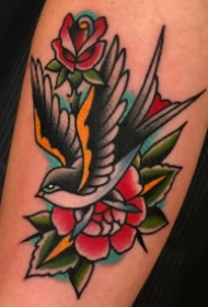 oldschool航海元素的一组纹身图片