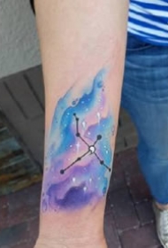 九款炫彩好看的彩色纹身图案欣赏