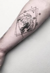 一组黑灰创意纹身图案欣赏