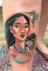 一组newschool风格的卡通纹身图案