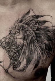 帅气的一组9张黑灰精品纹身作品图