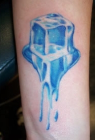 冰块冰山的9款冰主题纹身作品