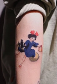 log_tattoo 的动漫纹身作品，非常别致