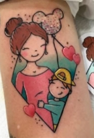 母爱纹身 表达母爱亲情的9款创意纹身图案