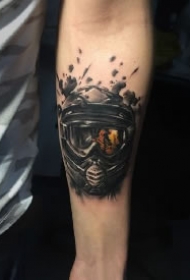 摩托车骑士纹身 一组摩托机车主题的纹身图案作品