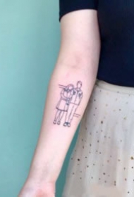 大连小伟刺青8款近期小臂纹身作品