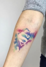 超人纹身 9款superman超人主题的纹身图案