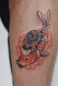 日式猫刺青 有趣的日式9款刺青大猫纹身图片