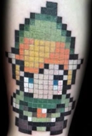 像素刺青 可爱的9款像素纹身图片来袭