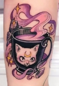 小清新的9款咖啡杯等小杯子纹身图案