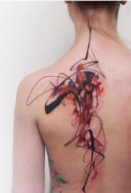 纹身水墨图 好看的9款水墨纹身素材作品