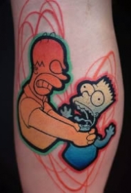 卡通辛普森的9款小纹身图片