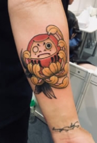郑州纹身 9款达摩主题的纹身图片 郑州针武堂纹身作品