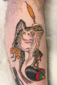 日式青蛙主题的9款传统纹身图片