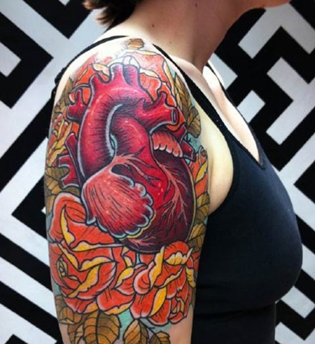 欧美女郎的漂亮手臂纹身 时尚气息浓郁