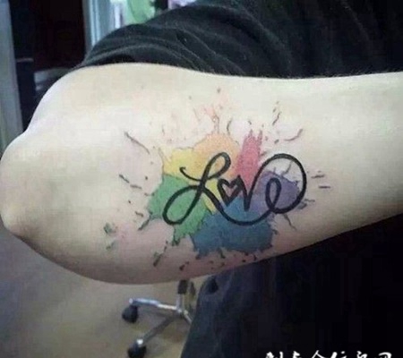 创意英文字母纹身图片