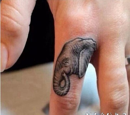 个性清新艺术纹身