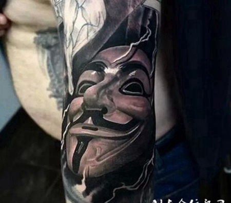 欧美经典手臂纹身