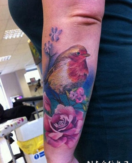 手臂个性经典纹身图案