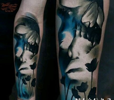 欧美纹身师立体纹身作品欣赏