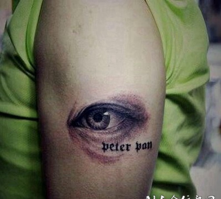 完美3d纹身技术-眼睛纹身图案