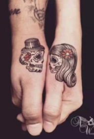 情侣纹身 20款520创意情侣成对纹身图案