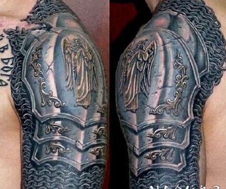铠甲之臂纹身图案大全