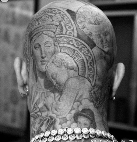 信仰宗教脸部纹身