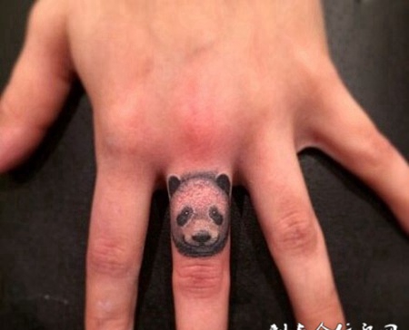 可爱手指动物头像纹身图案大全