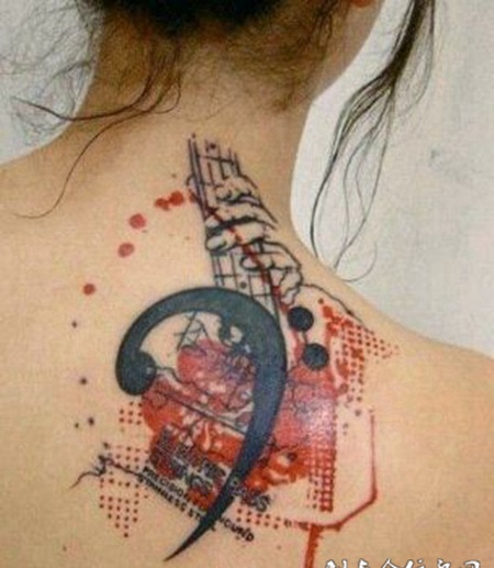 SDK风格肩部纹身