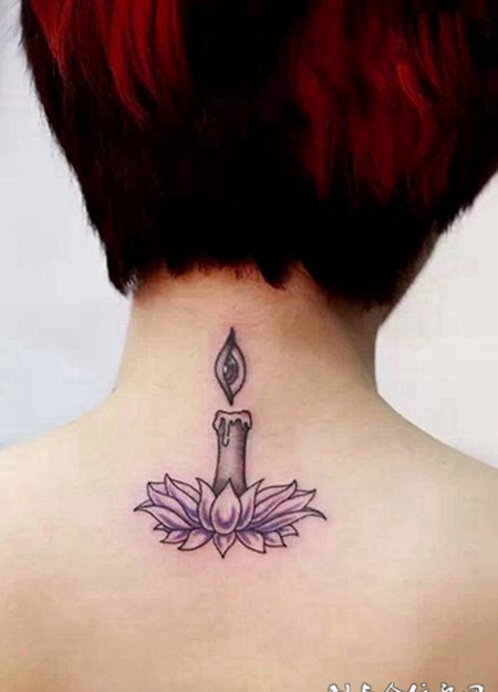 颈部好看的纹身