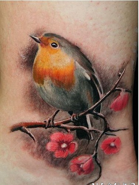 男女生腰部经典纹身