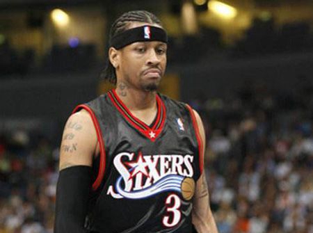 艾弗森帅气纹身图片