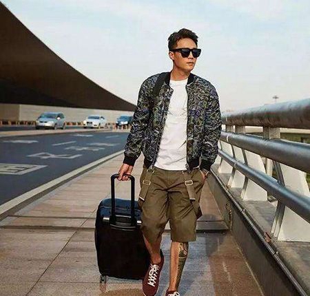 杜淳小腿纹身图片