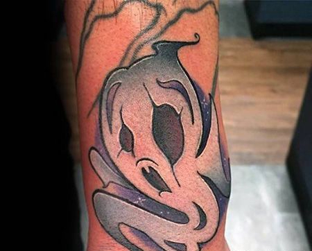 手腕幽灵纹身图案