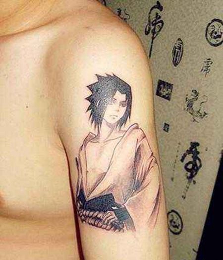 大臂火影忍者纹身图片