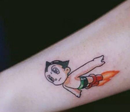 手腕阿童木纹身图案