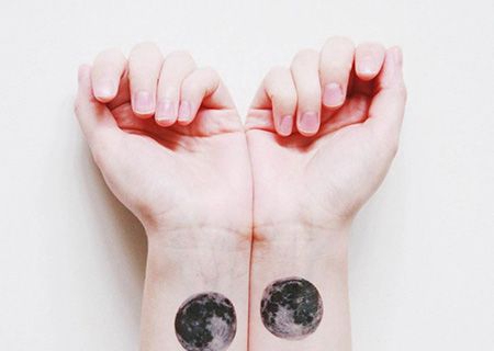 手腕地球纹身图案