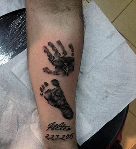 手腕日期纹身图案