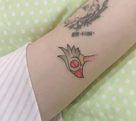 小清新百变小樱魔法棒手臂纹身图案女缩略频道推荐图