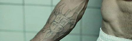 杰森斯坦森手臂帅气纹身图案