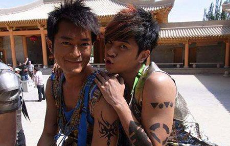 古天乐手臂帅气纹身