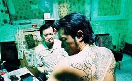 电影《夜叉》古天乐帅气纹身