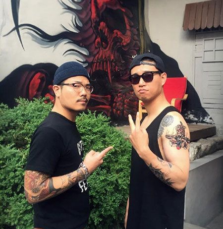 姜gary姜熙健最新飞机纹身图案