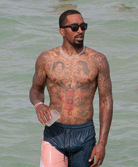 JR史密斯上身帅气纹身图案